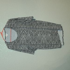 Black and White Detail Top New with tags Never Worn